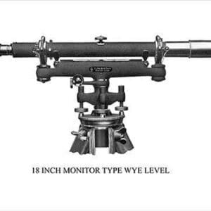 18 Inch Monitor Type Wye Level - Art Print