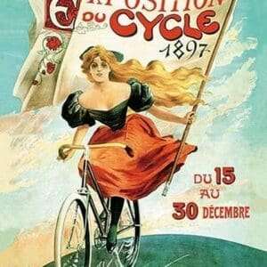 1897 Bicycle Exhibition - Art Print