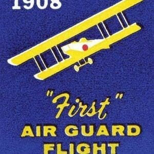 1908 First Air Guard Flight - Art Print