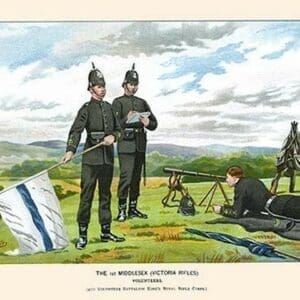 1st Middlesex Victorian Rifles - Volunteers by Walter Richards - Art Print