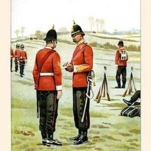 43rd Oxfordshire Light Infantry by Walter Richards - Art Print