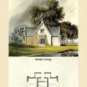 A Bailiff's Cottage by J. B. Papworth - Art Print