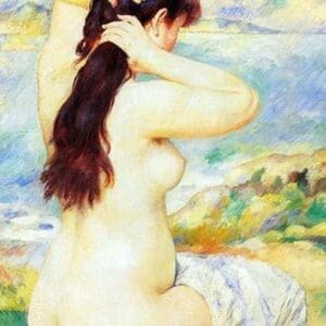 A Bather by Pierre-August Renoir - Art Print