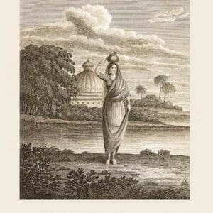 A Brahmin Woman by Baron de Montalemert - Art Print