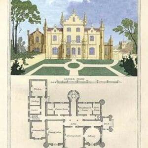 A Chateau in the Flemish Style by Richard Brown - Art Print