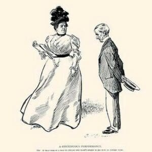 A Continuous Performance by Charles Dana Gibson - Art Print