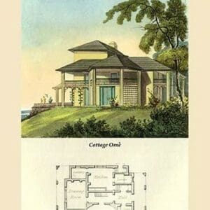 A Cottage Orne #6 by J. B. Papworth - Art Print