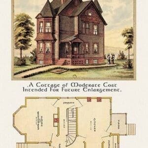 A Cottage of Moderate Cost Intended for Future Enlargement - Art Print