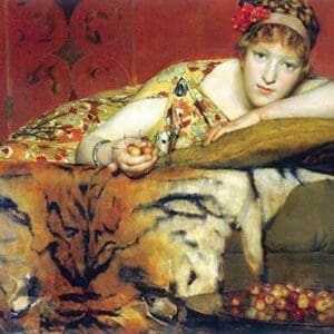 A Craving for Cherries by Sir Lawrence Alma-Tadema - Art Print