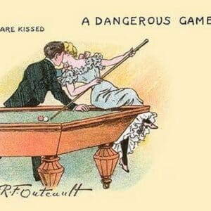 A Dangerous Game by R.F. Outcault - Art Print