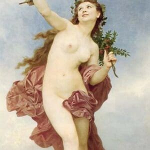 A Female as Day by William Bouguereau - Art Print