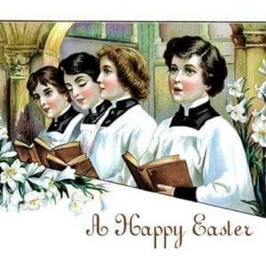 A Happy Easter From the Chorus Boys - Art Print