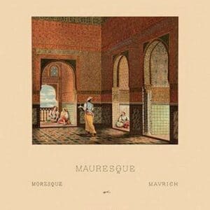 A Mauresque Interior by Auguste Racinet - Art Print