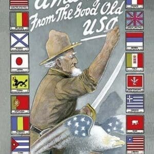 A Message from the Good Old USA - Art Print