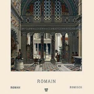 A Roman Interior by Auguste Racinet - Art Print