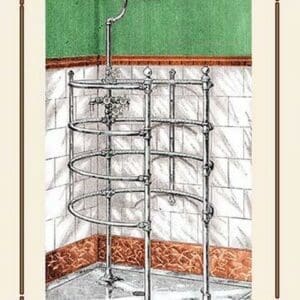A Shower Stall - Art Print