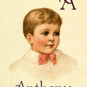 A for Anthony by Ida Waugh - Art Print