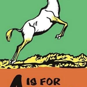 A is for Antelope by Charles Buckles Falls - Art Print