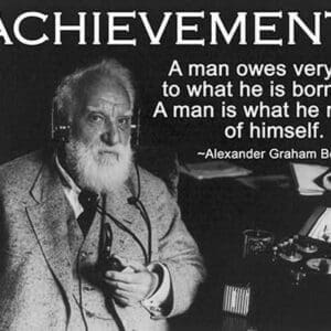 Achievement - Alexander Graham Bell by Wilbur Pierce - Art Print