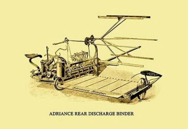Adriance Rear Discharge Binder #2 - Art Print