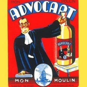 Advocat Mon Moulin by Les arts Graphiques - Art Print