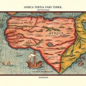 Africa Tertia Pars Terrae by Heinrich Bunting - Art Print