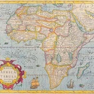 Africa by Jodocus Hondius - Art Print