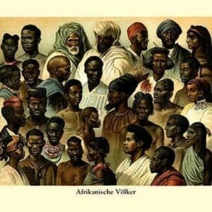 Afrikanische Volker - Art Print