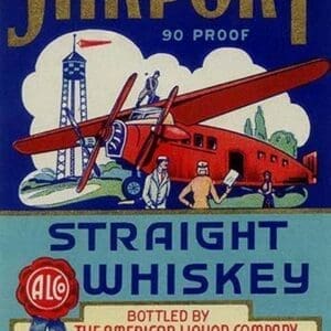 Airport Straight Whiskey - Art Print