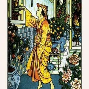 Aladdin Secures The Lamp by Walter Crane - Art Print