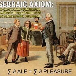 Alegebraic Axiom by Wilbur Pierce - Art Print