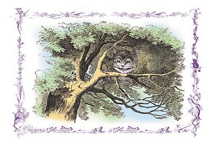 Alice in Wonderland: The Cheshire Cat by John Tenniel - Art Print ...