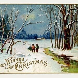 All Good Wishes for Christmas - Art Print