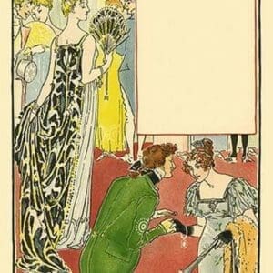All the Days arrived & Greeted each other. by Walter Crane - Art Print