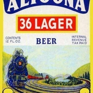 Altoona 36 Lager Beer - Art Print