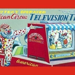 American Circus Television Truck - Art Print