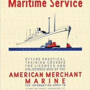 American Merchant Marine by Richard Halls - Art Print