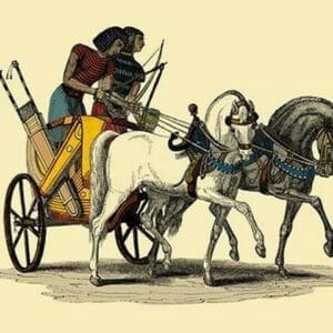 An Egyptian Chariot by John Gardner Wilkinson - Art Print