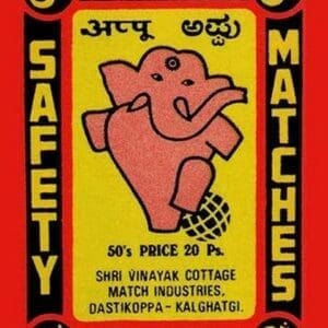 Appu Safety Matches - Art Print