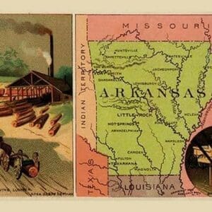 Arkansas by Arbuckle Brothers - Art Print