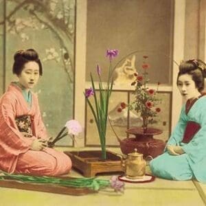 Arranging Flowers by Imperial Art School of Japan - Art Print