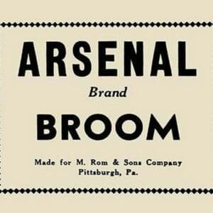 Arsenal Brand Broom - Art Print