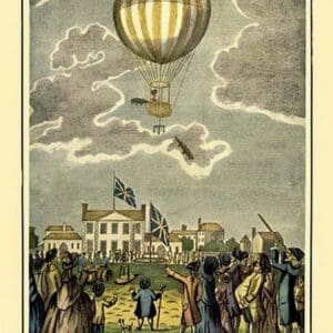 Ascent of Lunardi's Balloon - Art Print