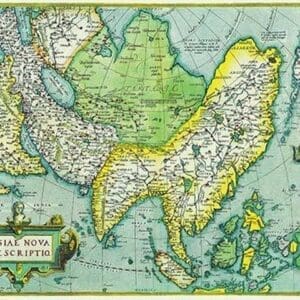 Asia by Abraham Ortelius - Art Print