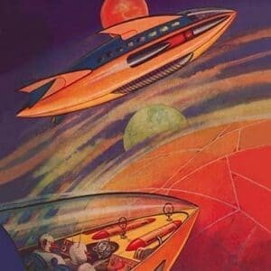Atomic Airships of Mars - Art Print