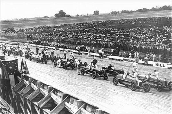 Automobile Racing near Washington D.C. by National Photo Company - Art Print
