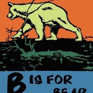 B is for Bear by Charles Buckles Falls - Art Print