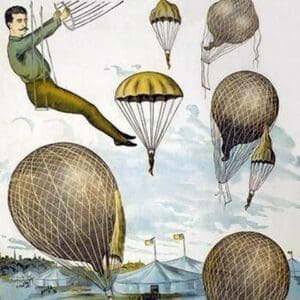 Balloon Acrobat - Art Print