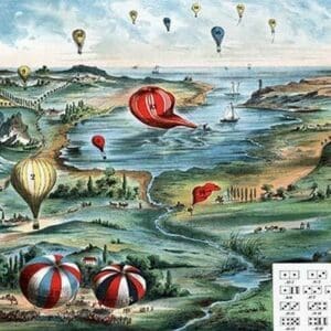 Balloon Game Board - Art Print