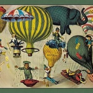 Balloonists as Symbols of Nationalism - Art Print